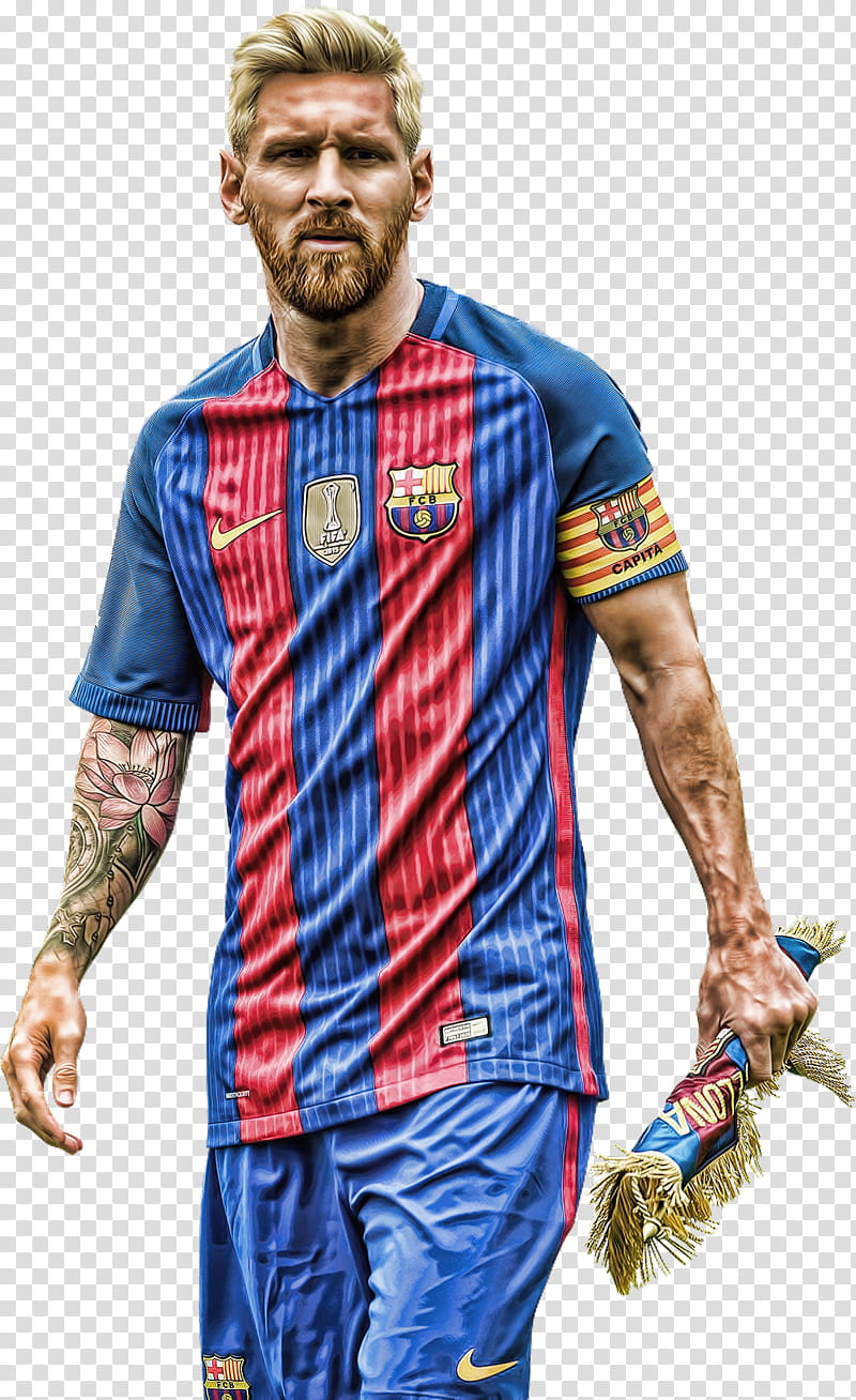 Lionel Messi topaz transparent background PNG clipart.