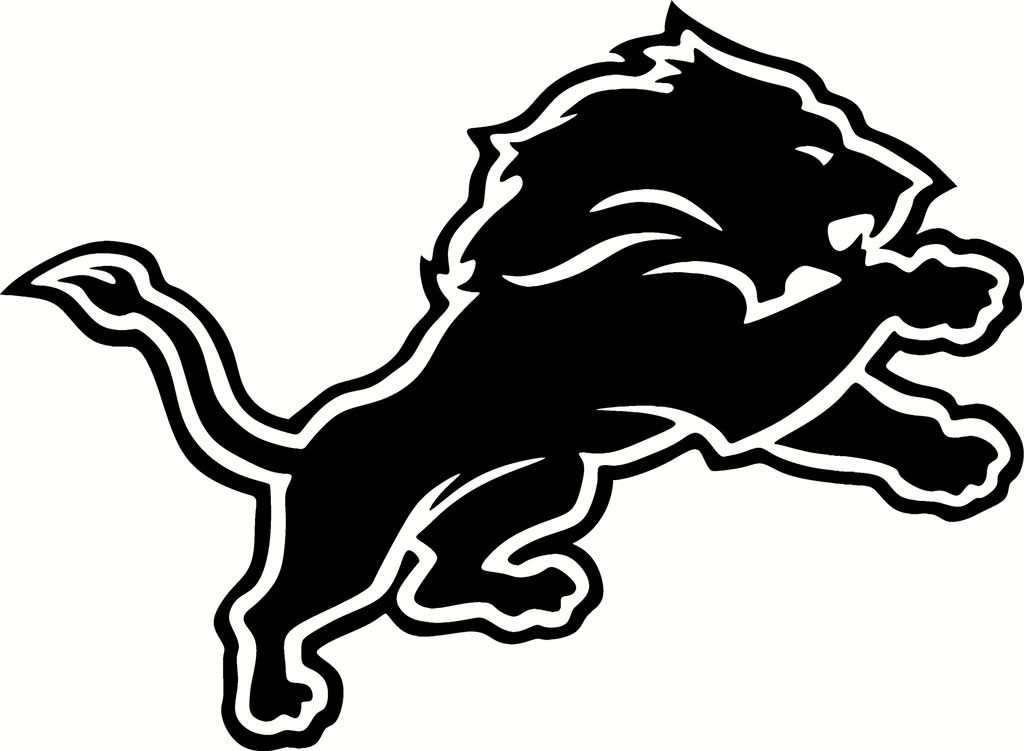 Detroit Lions Logo Stencil Free Download Clip Art.