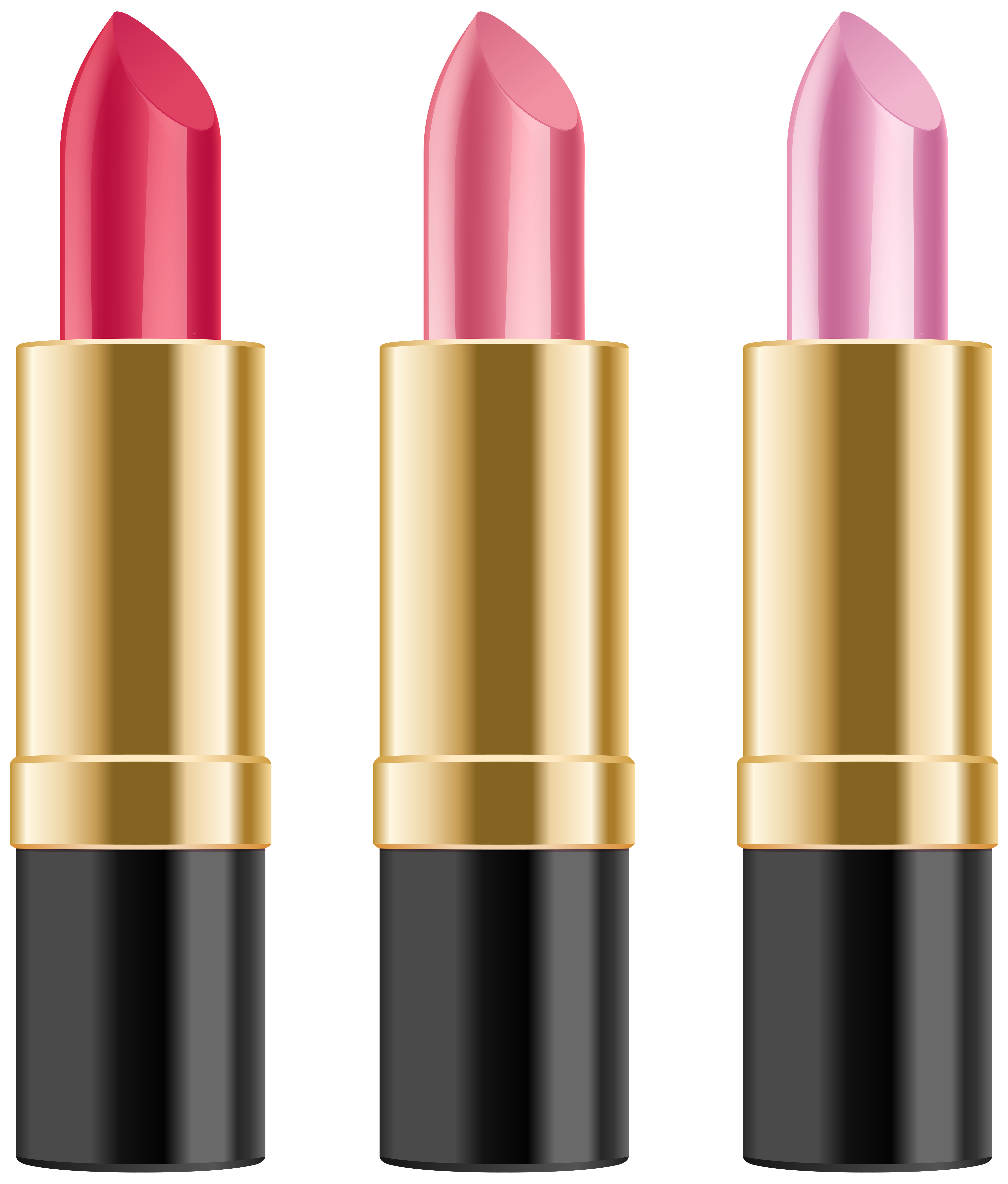 Lipstick Set PNG Clip Art Image.