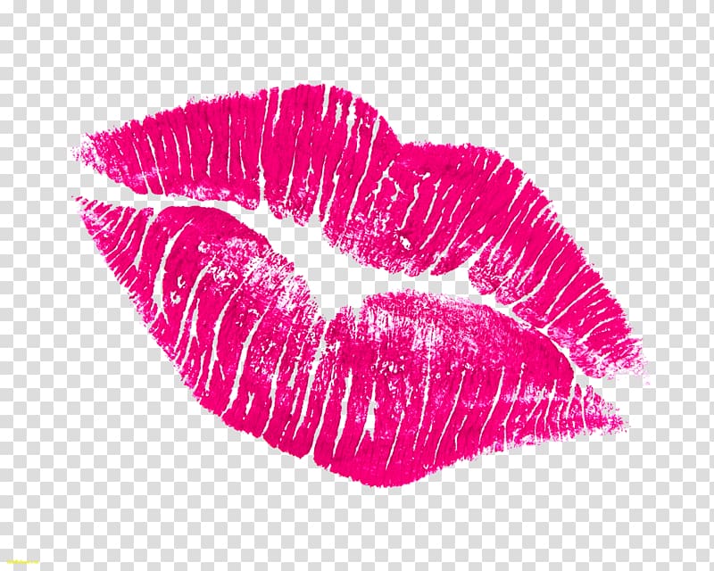 Women\'s pink lips illustration, Lipstick Kiss , red lips.