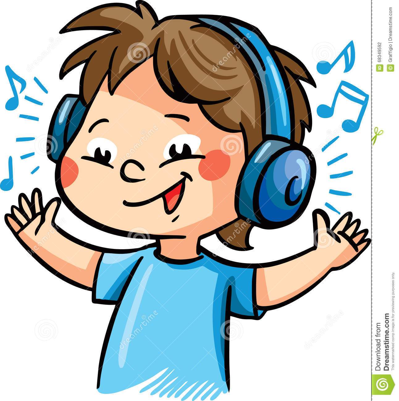 Boy listening to music clipart 3 » Clipart Portal.
