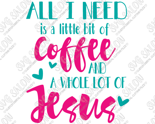 Download little bit of coffee and a whole lot of jesus clipart 20 ...