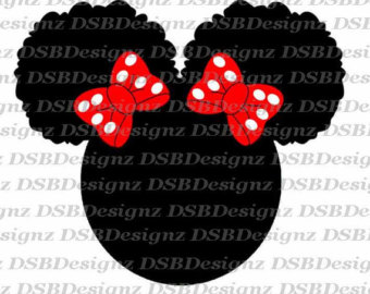 Little black girl afro puffs silhouette clipart 20 free 