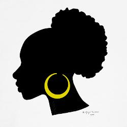 Little Black Girl Afro Puffs Silhouette Clipart 20 Free Cliparts.