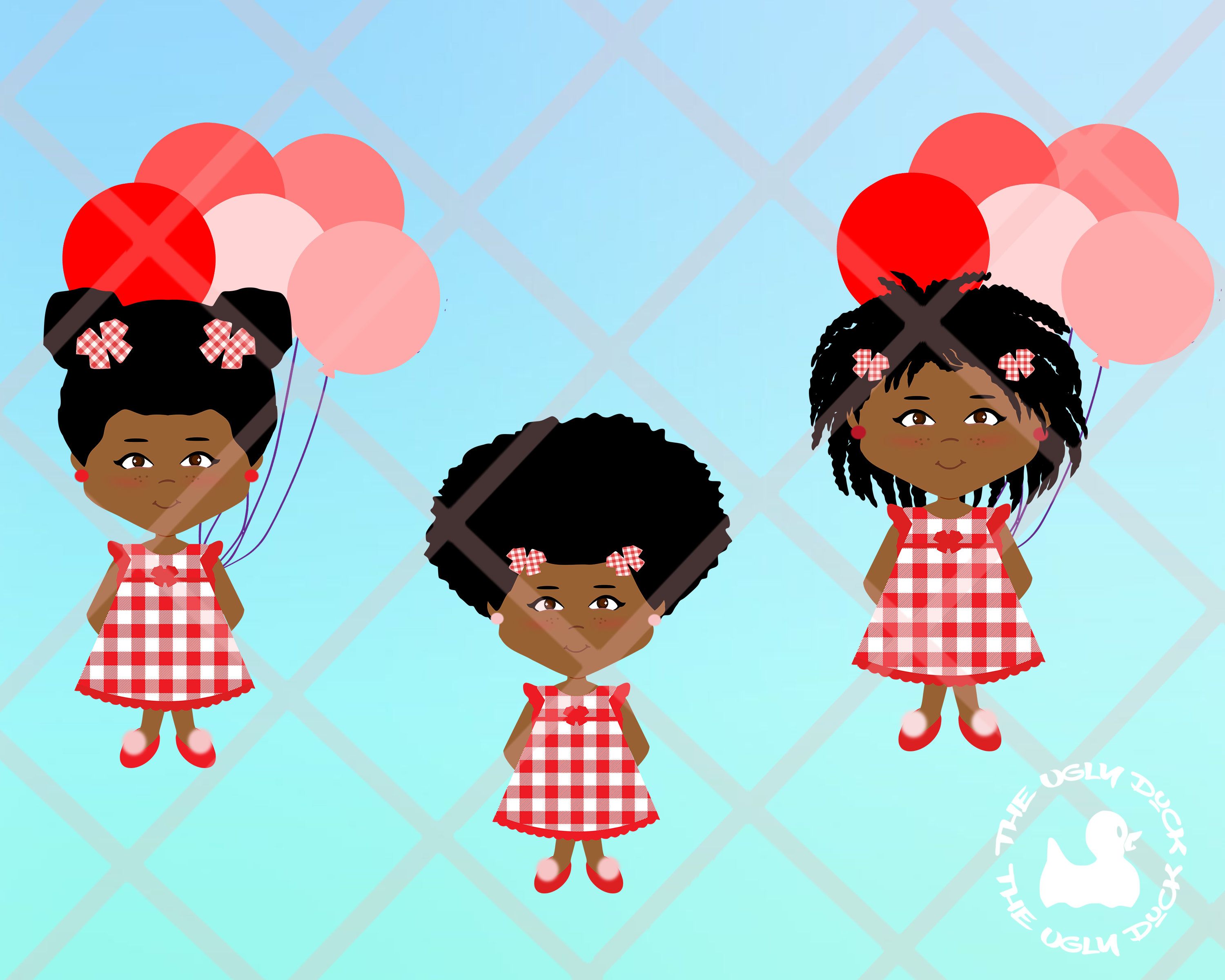 Brown Girl Clipart.