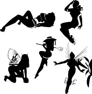 Vector girl soccer silhouette free vector download (7,830 Free.