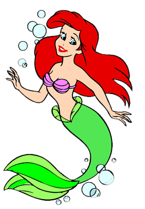 Little Mermaid Characters Clipart.