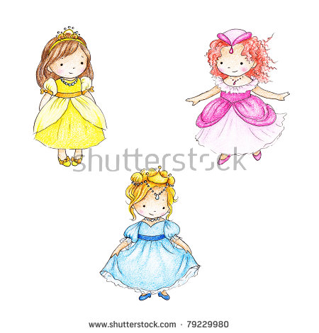 Little Princess Dress Yellow Stock Images, Royalty.