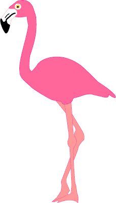 Elegant Pink Flamingo Clip Art ….