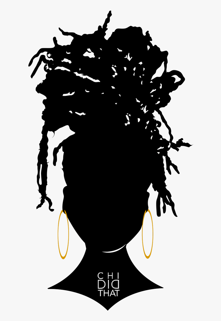 Female Locs SVG