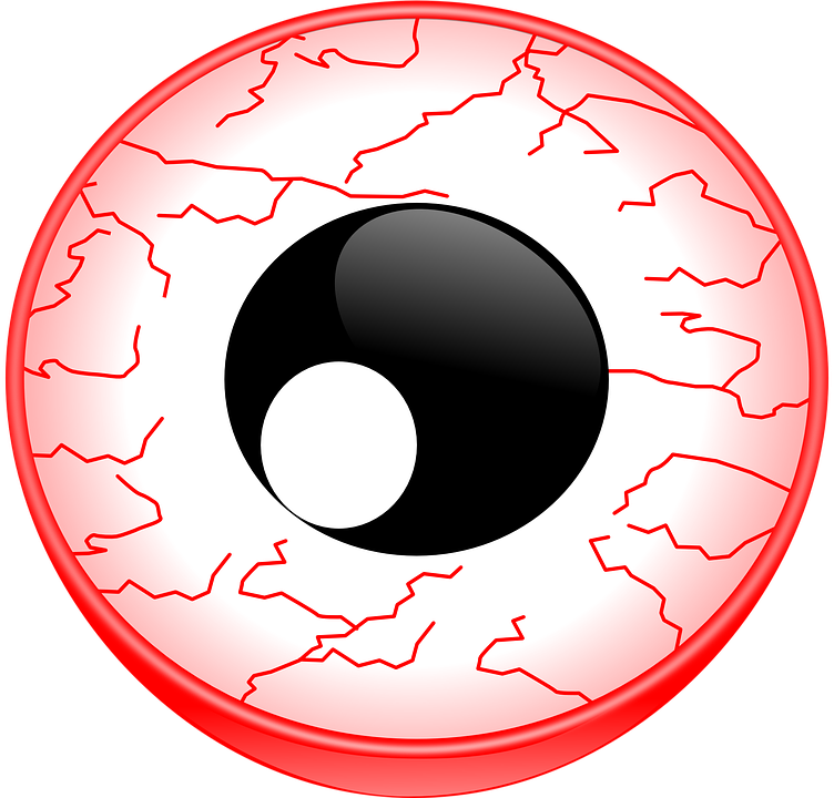 Free vector graphic: Eye, Red, Vein, Core, Lode.