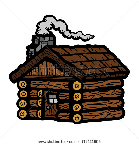 Log Cabin Stock Images, Royalty.