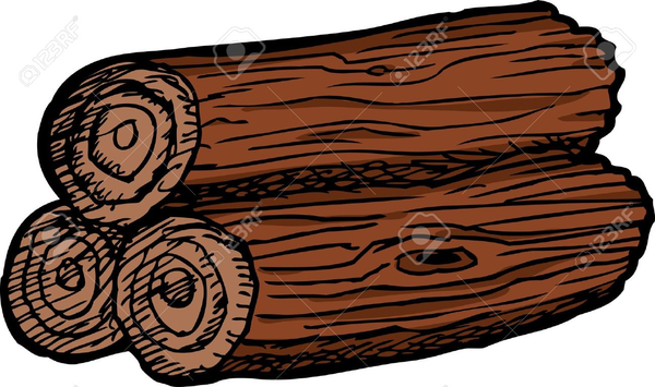 Pile Of Logs Clipart.