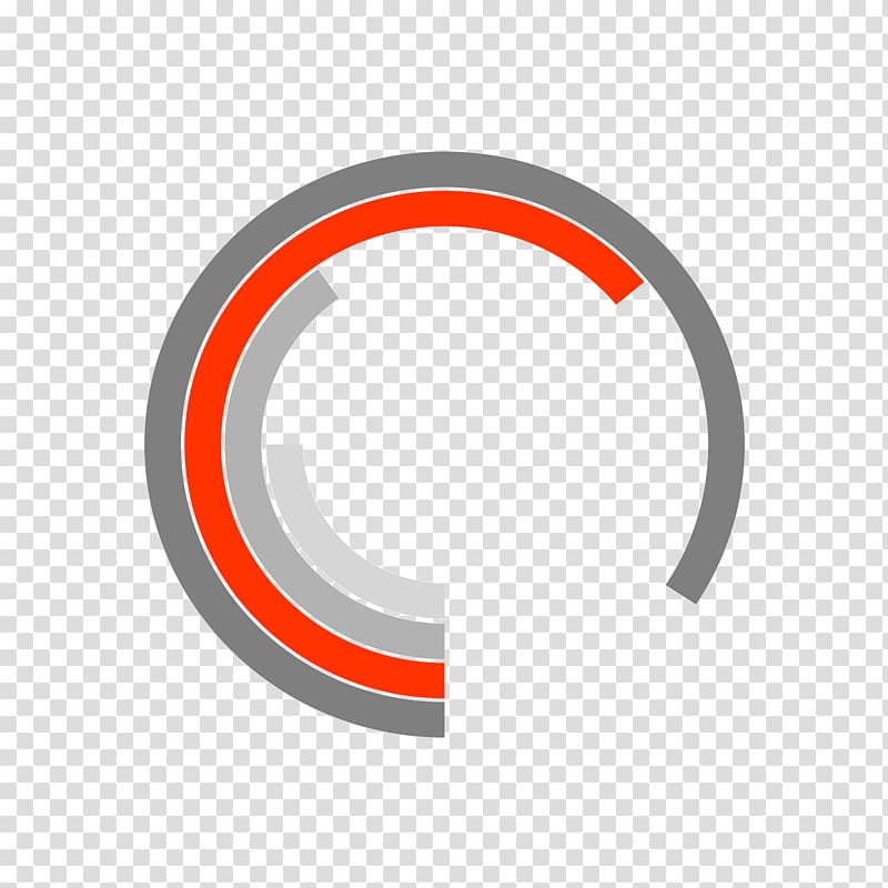 Circle Area Brand Logo, Color ring transparent background.