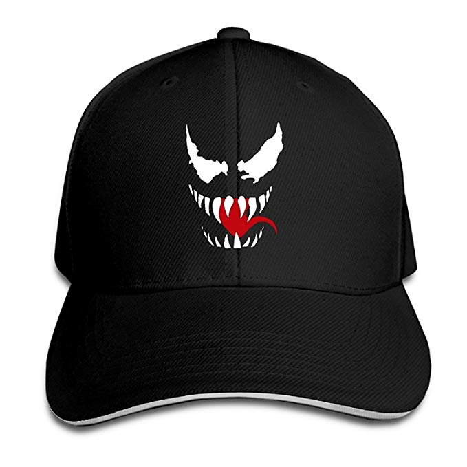Amazon.com: Venom Face Logo Baseball Caps Style Sandwich Cap.