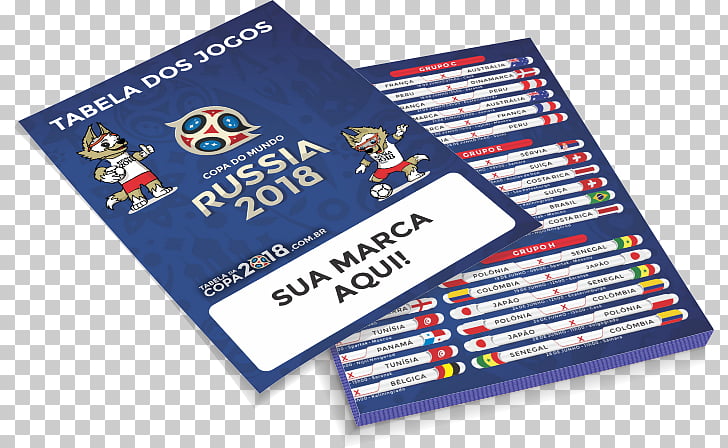 2018 FIFA World Cup Russia Paper Printing Flyer, Copa 2018.