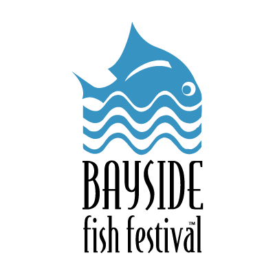 Bayside Fish Festival logo vector free download.