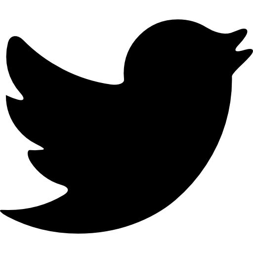Twitter black shape.