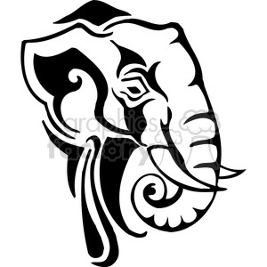 elephant logo design clipart. Royalty.