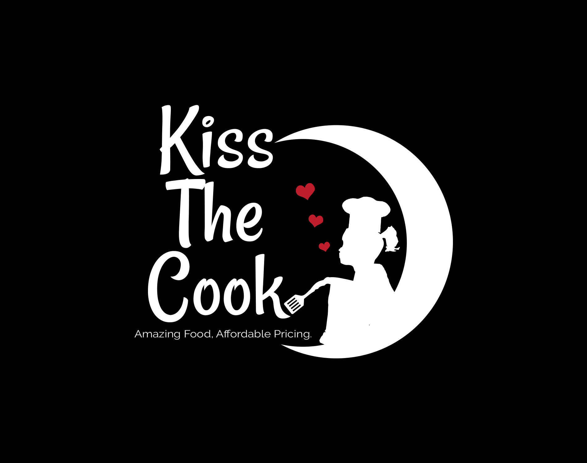 Logo Design for Kiss The Cook Catering of Las Vegas.