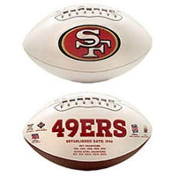 San Francisco 49ers Embroidered Signature Series Football by.