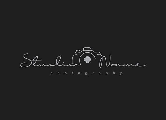 Photography Modern Camera Logo (With Multiple Foil Colors.