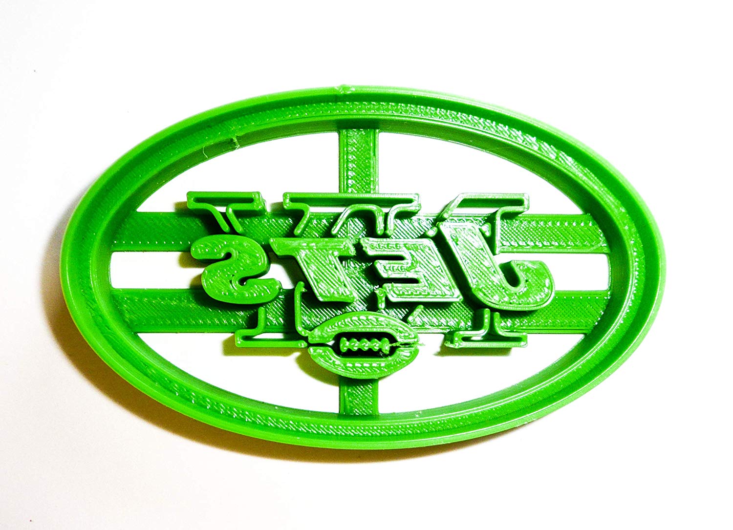 NEW YORK JETS NFL FOOTBALL LOGO SPECIAL OCCASION FONDANT STAMP CUTTER OR.