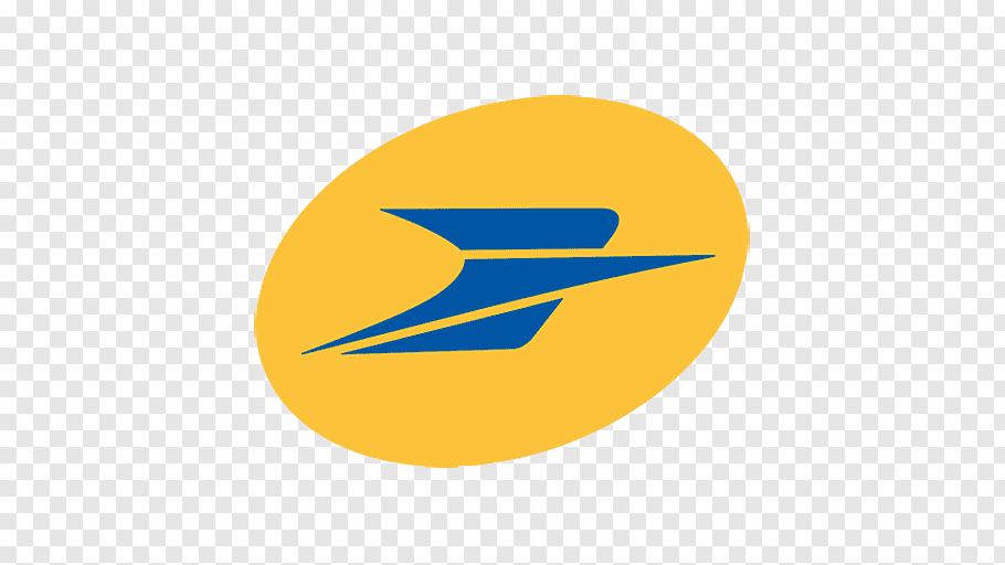 Circle Logo, La Poste, Drawing, Yellow, Orange, Line, Symbol.