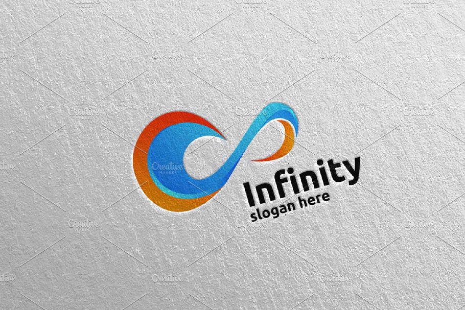 Infinity loop logo Design 4.
