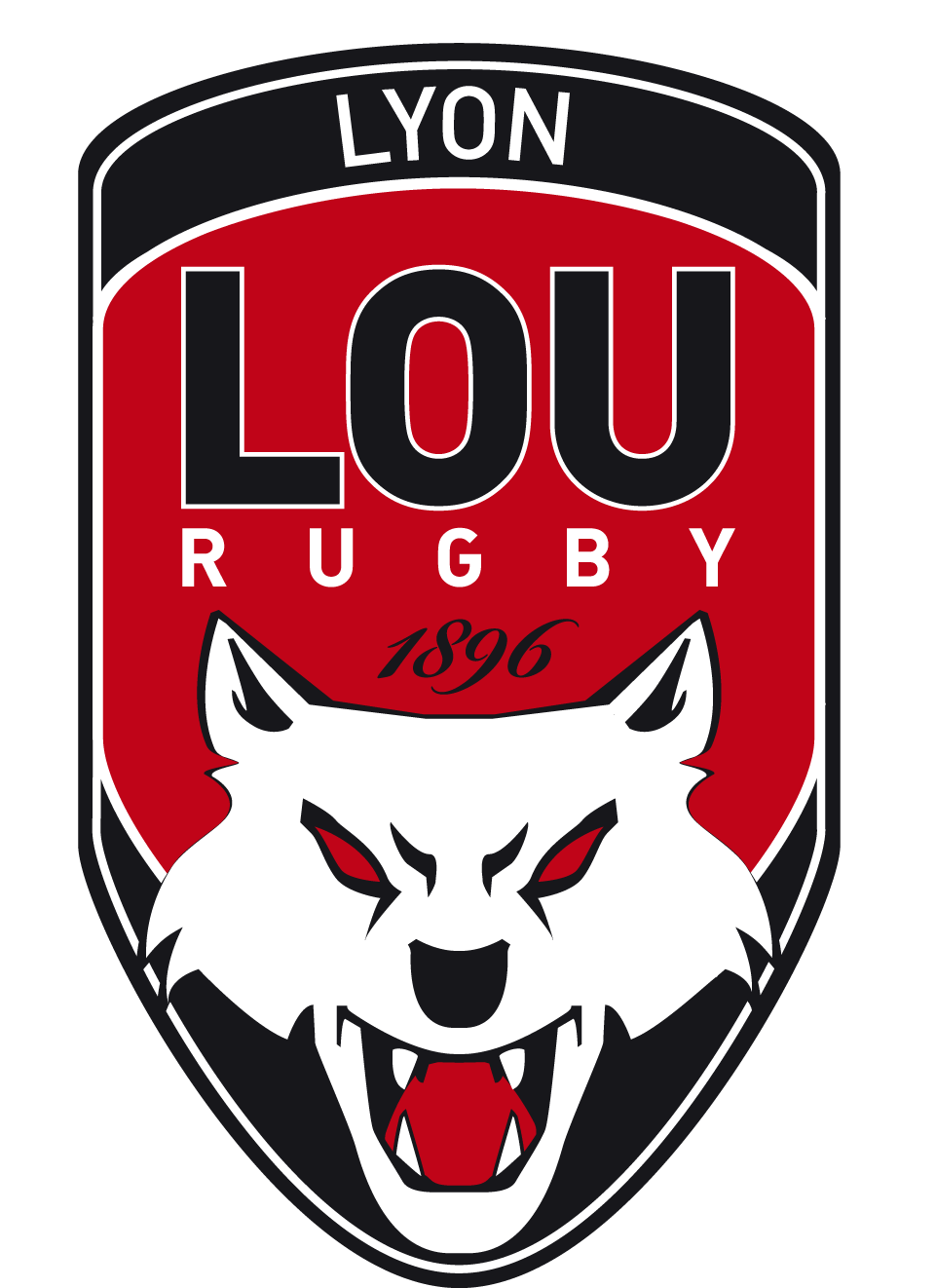 Lyon LOU Rugby Logo transparent PNG.