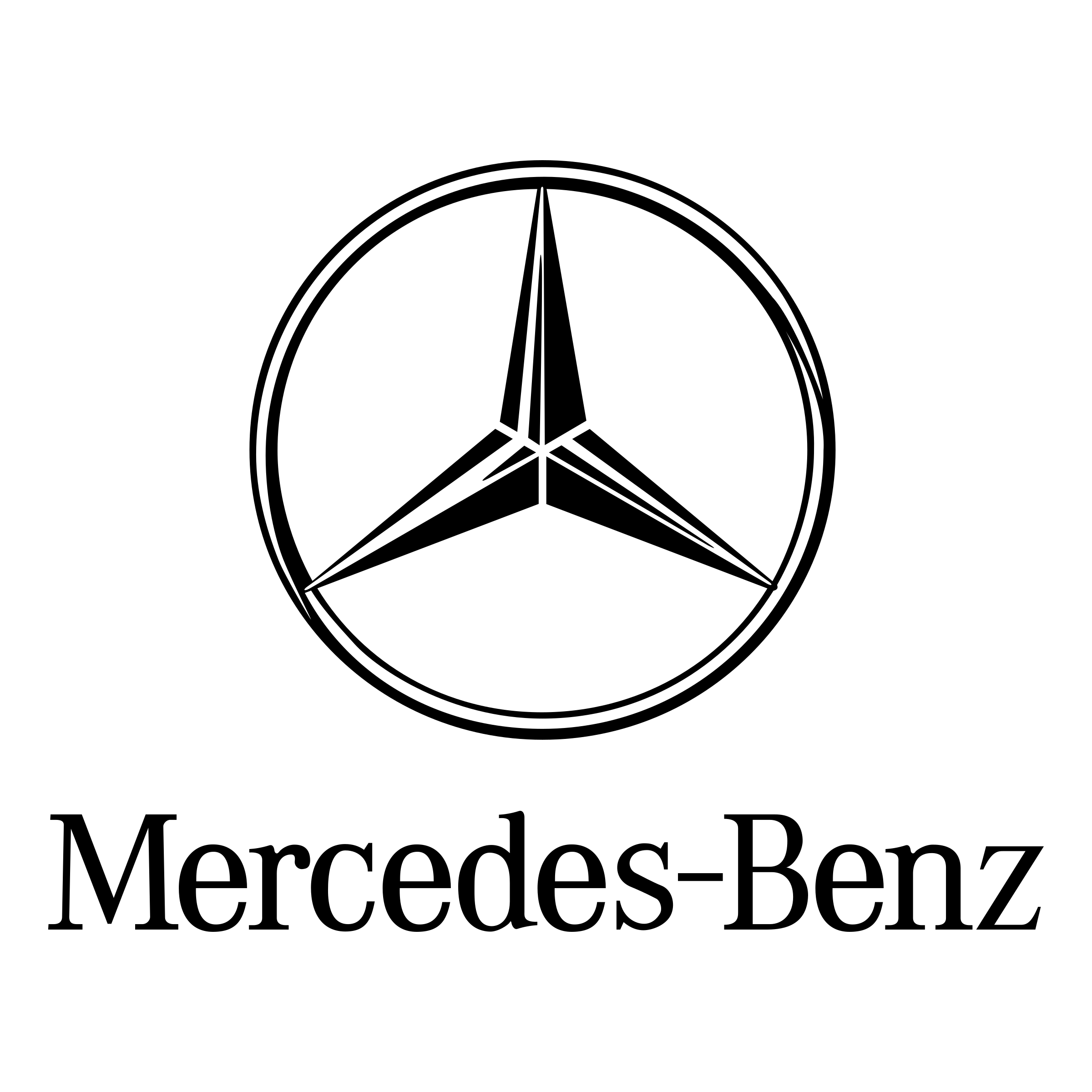 Mercedes Benz Logo PNG Transparent & SVG Vector.