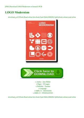 PDF] Download LOGO Modernism in format E.