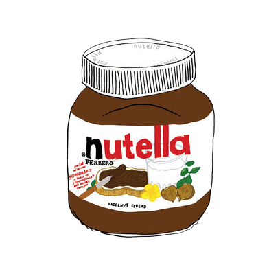 Nutella Jar Clipart.