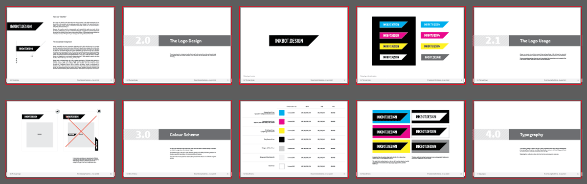 Free Brand Guidelines Template.