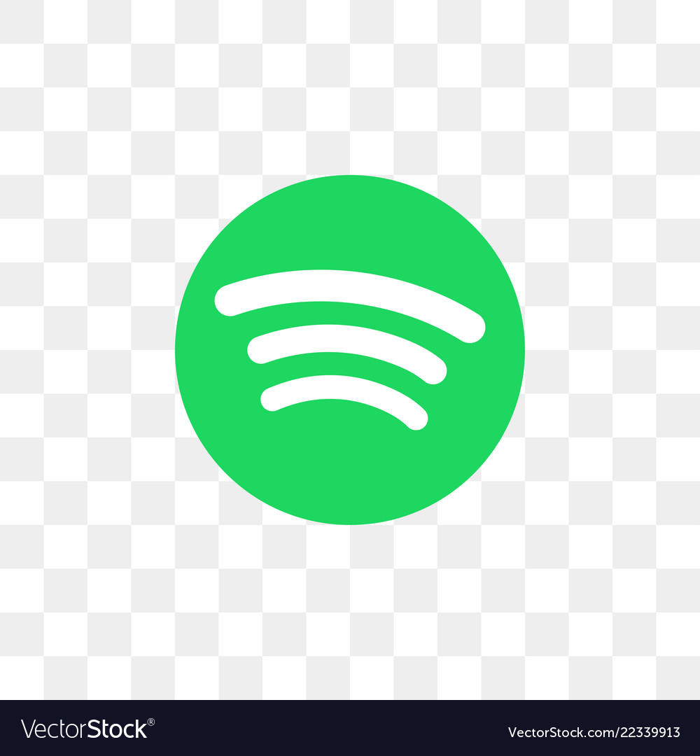 Spotify social media icon design template vector image.