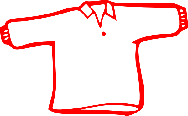 Red Long Sleeve Shirt Clip Art at Clker.com.