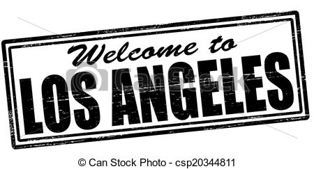 Welcome los angeles Vector Clipart Royalty Free. 57 Welcome los.