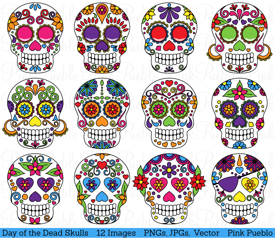 Day Of The Dead Clipart.