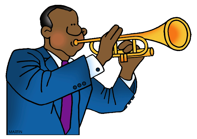 Louis armstrong clipart.