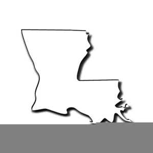 Free State Of Louisiana Clipart.
