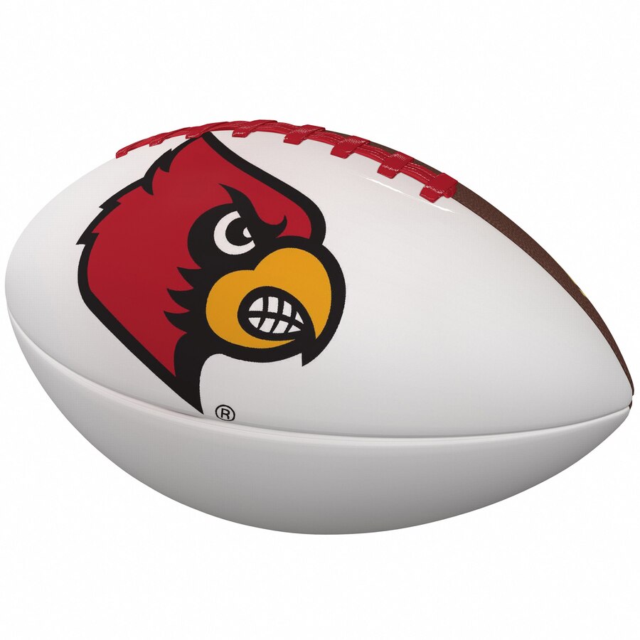 Louisville Cardinals Official Size Logo Autograph Football.