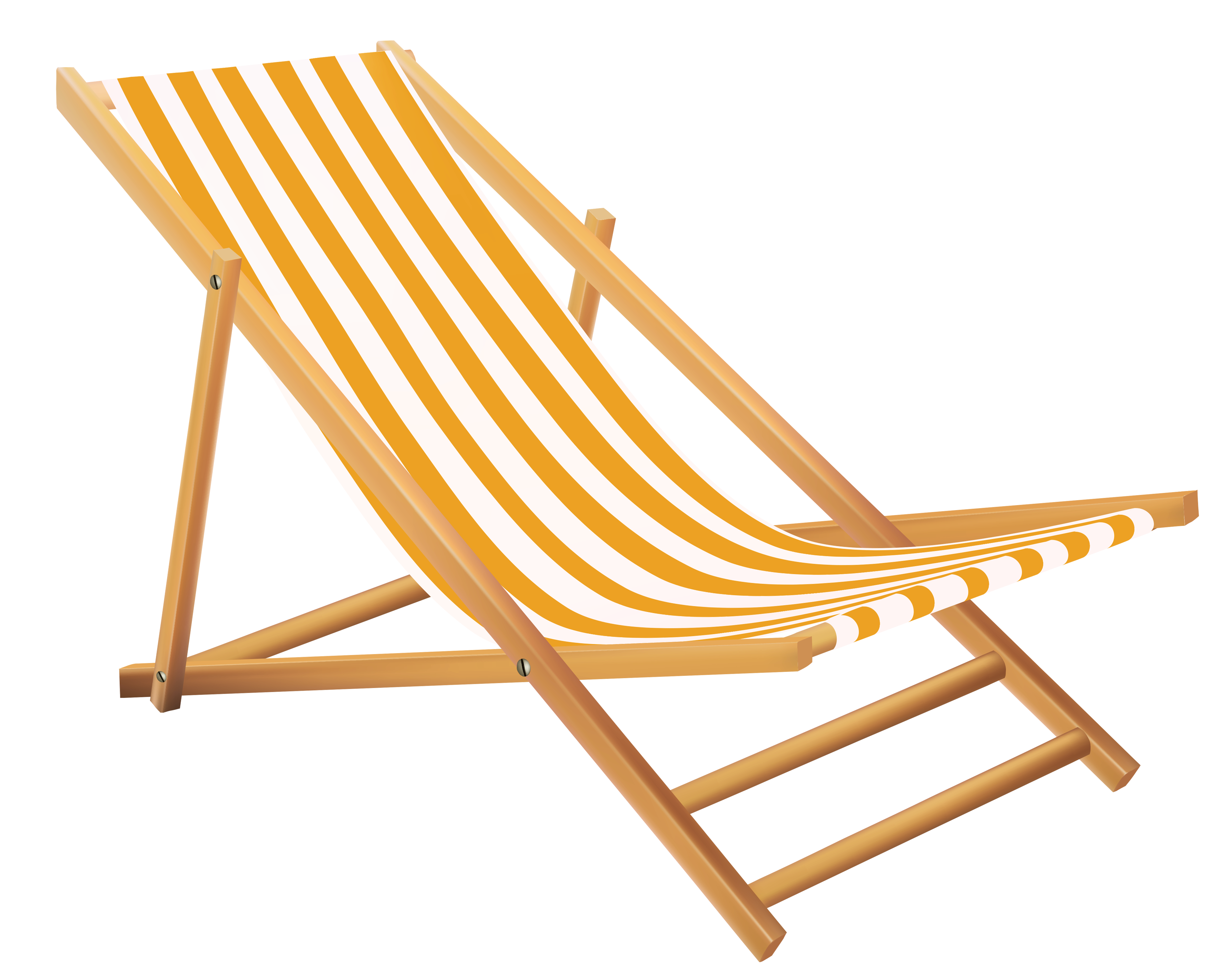 Beach Lounge Chair Clip Art.