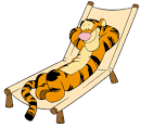 Lounging Clipart.