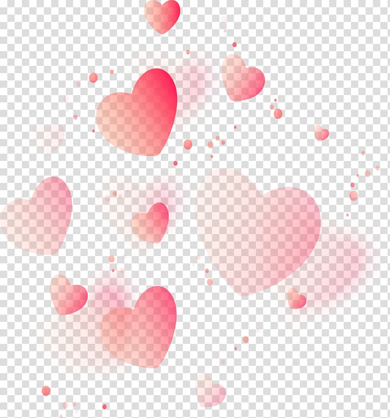 Heart Love Valentine\'s Day, red love background, pink hearts.