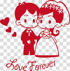 Forever Love transparent background PNG cliparts free.