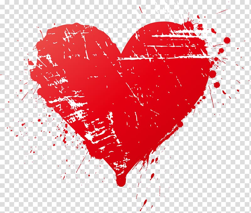 Heart Computer file, Romantic Valentine\'s Day heart graffiti.