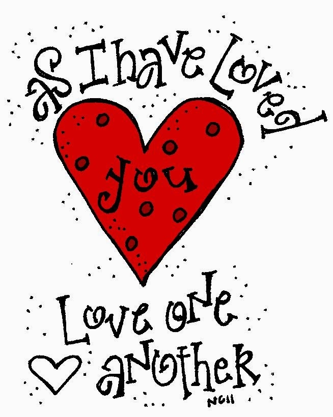 Love One Another Clipart.