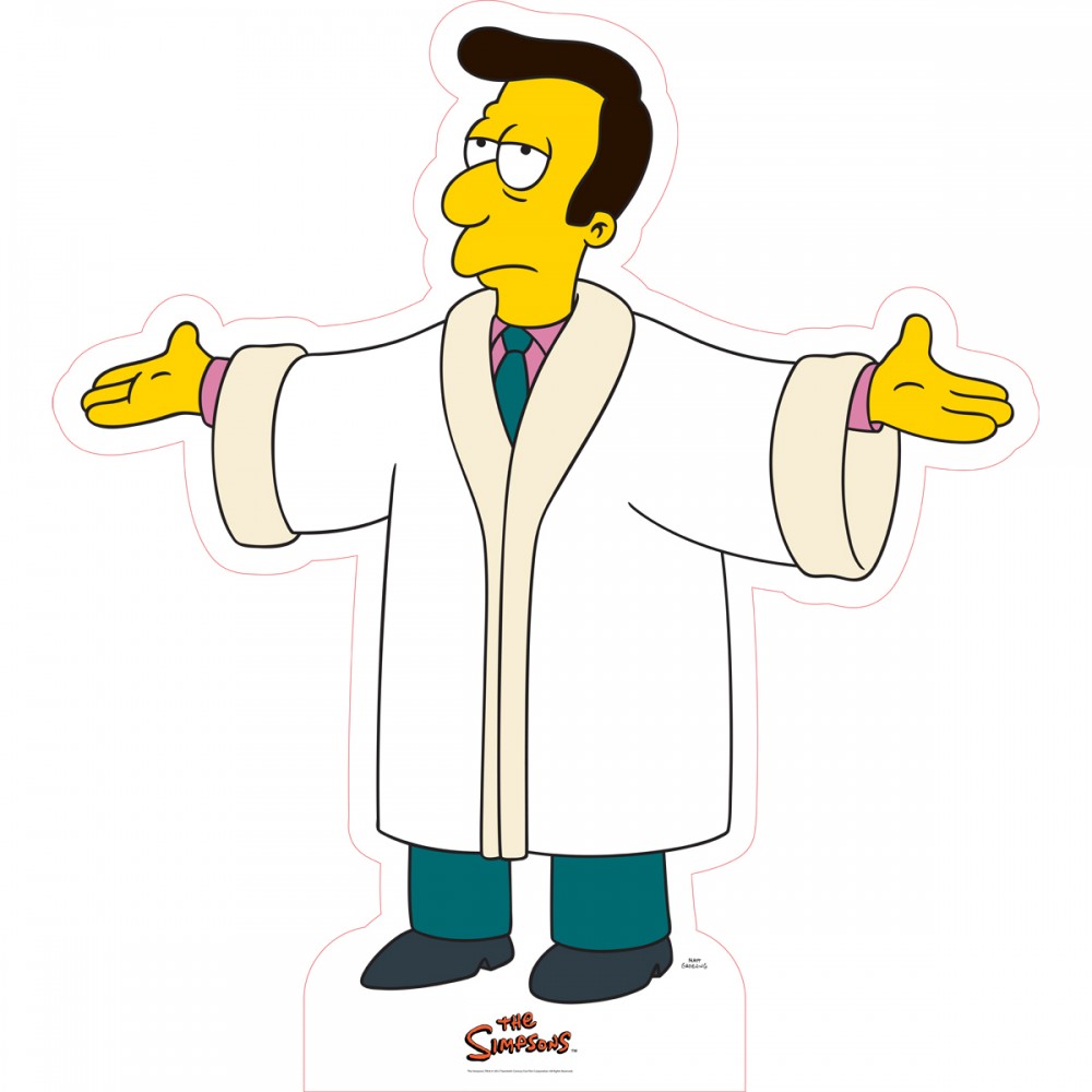The Simpsons Reverend Lovejoy Cardboard Stand.