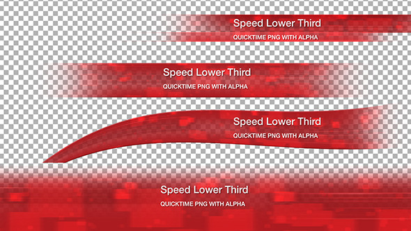 Speed Lower Third Pack.