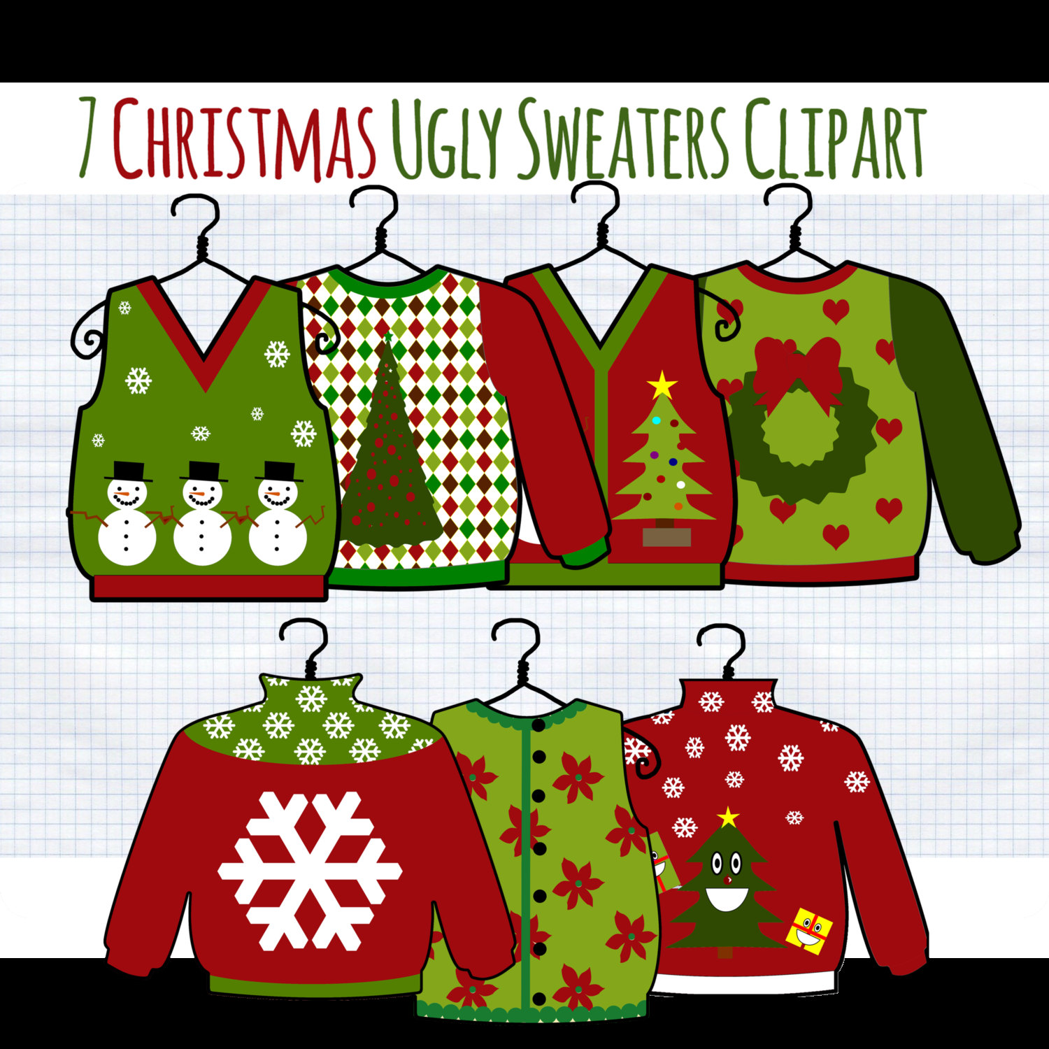 Collection 102+ Pictures Ugly Christmas Sweater Pictures Clip Art Stunning